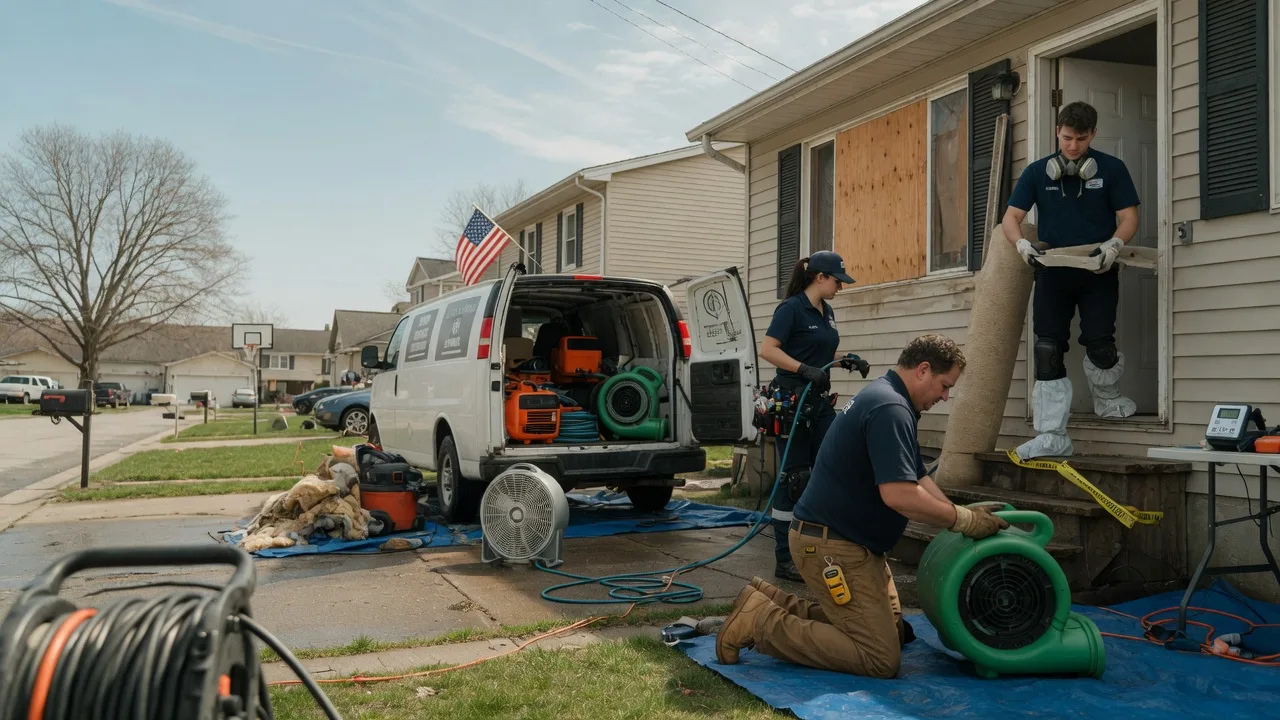 Water Damage Restoration in Centerpoint, IN near me